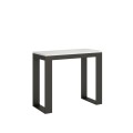 Extendable console 90x40/300 cm Tecno Evolution Anthracite frame