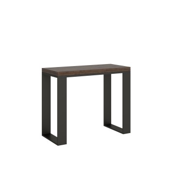 Tecno Libra console - Opening console 90x45/90 cm Tecno Libra Nature Oak Anthracite frame