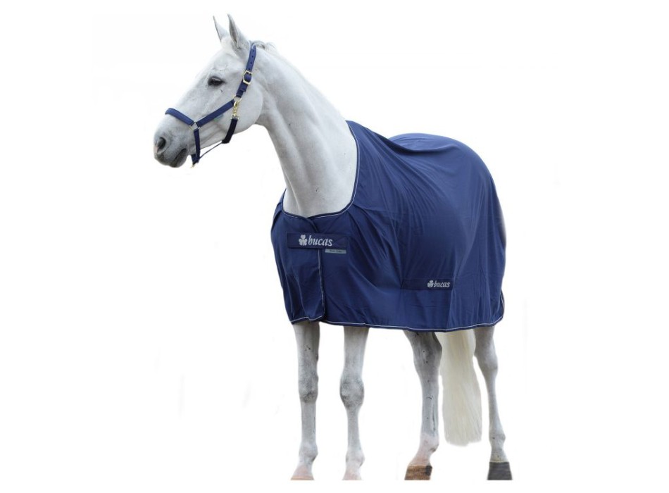 BUCAS BLANKET FROM SHOW SHAMROCK POWER STAY DRY FABRIC NAVY