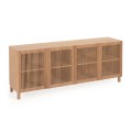 Beyla 4-door sideboard in solid oak 180 x 71.5 cm FSC 100%