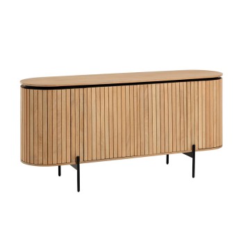 Licia sideboard with 4 doors in solid mango wood