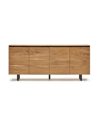 Uxue sideboard in solid acacia wood, natural finish