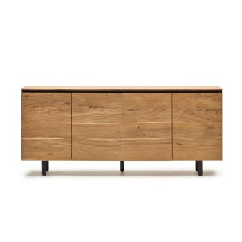 Uxue sideboard in solid acacia wood, natural finish