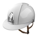 CHROME 2.0 POLISH WHITE/FRONT, BACK AND VISOR WHITE LEATHER