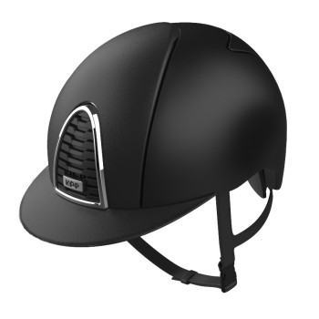 CHROME 2.0 BLACK TEXTILE/FRONT, BACK AND VISOR BLACK LEATHER