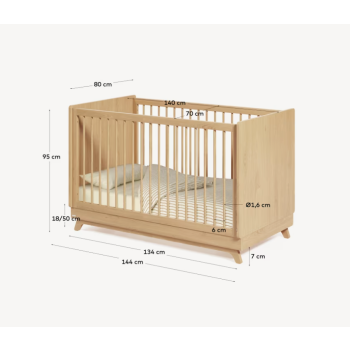 Maralis evolutionary cradle in solid beech wood