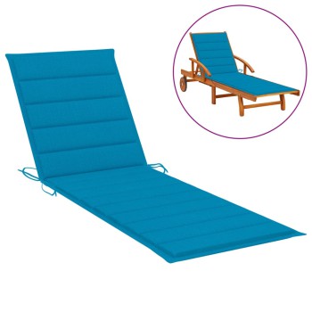 Cushion for Sun Lounger 200x70x3 cm in Fabric