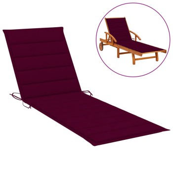 Cushion for Sun Lounger 200x70x3 cm in Fabric