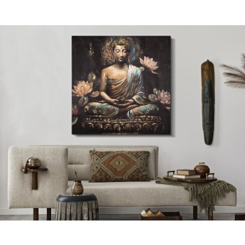 PAINTING ON CANVAS BUDDHA -A-