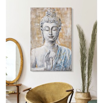 PAINTING ON CANVAS BUDDHA LIGHT -B-