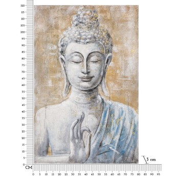 PAINTING ON CANVAS BUDDHA LIGHT -B-