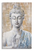 PAINTING ON CANVAS BUDDHA LIGHT -B-