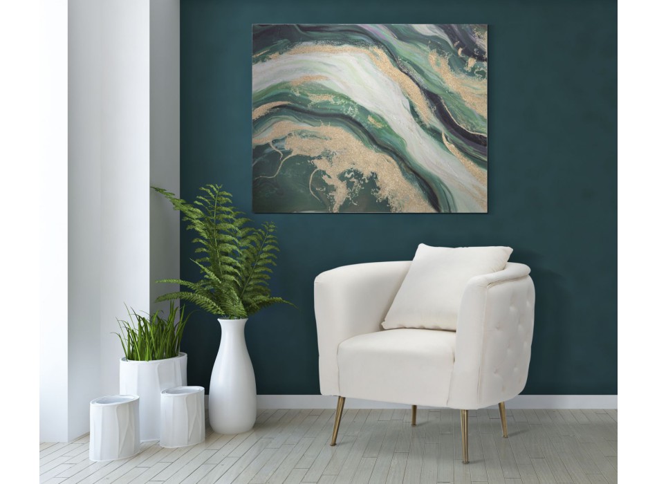 PAINTING ON GREENERY CANVAS