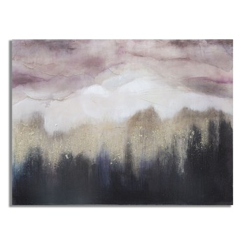 PAINTING ON PINK MOUNTAIN CANVAS