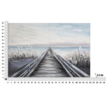 PAINTING ON PONTILE CANVAS