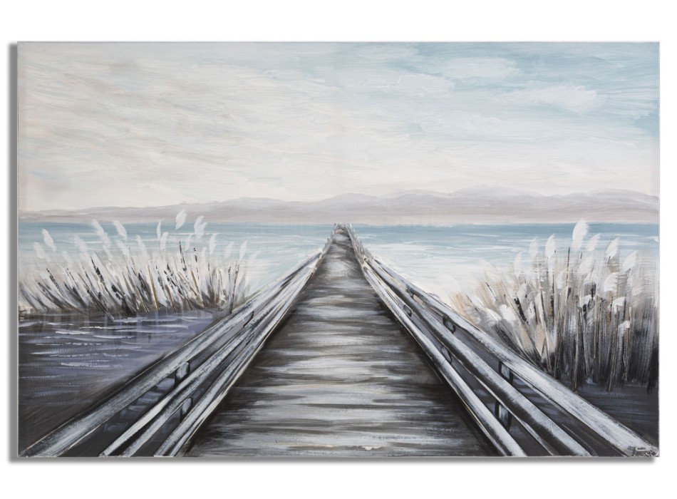 PAINTING ON PONTILE CANVAS