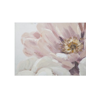 PAINTING ON SOFT FLOWER CANVAS