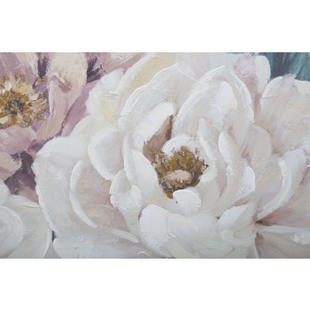 PAINTING ON SOFT FLOWER CANVAS