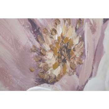 PAINTING ON SOFT FLOWER CANVAS