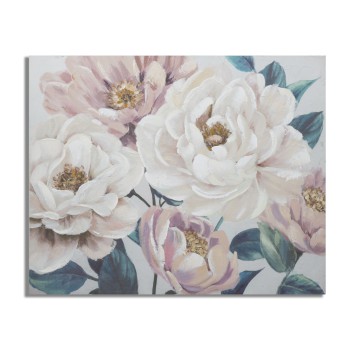 PAINTING ON SOFT FLOWER CANVAS