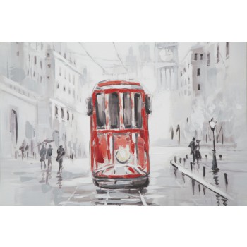 PAINTING ON CANVAS TRAM -A-