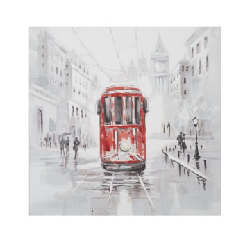 PAINTING ON CANVAS TRAM -A-