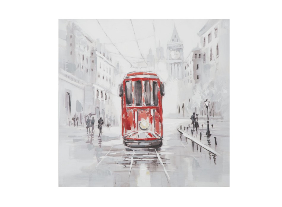 PAINTING ON CANVAS TRAM -A-