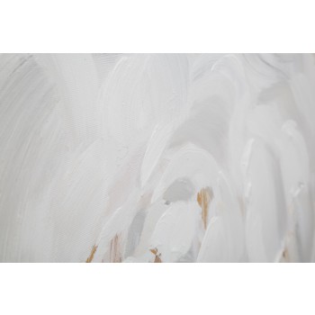 PAINTING ON CANVAS WHITE FLOWER -A-