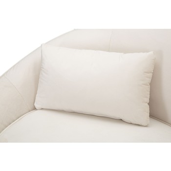 OSLO 2 SEAT SOFA WITH CREAM CUSHIONS