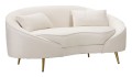 OSLO 2 SEAT SOFA WITH CREAM CUSHIONS