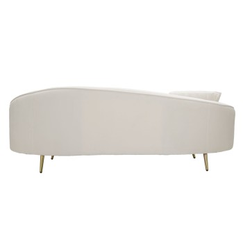 OSLO 3 SEAT SOFA WITH CREAM CUSHIONS