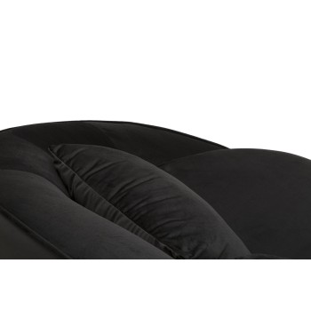 OSLO 3 SEAT SOFA WITH BLACK CUSHIONS