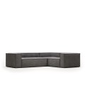 Corduroy Blok 3 seater corner sofa