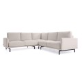 Beige 4-seater Galene corner sofa 267 x 267 cm