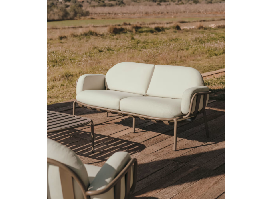 Joncols 2-seater outdoor sofa LA FORMA