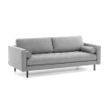 Debra 3-seater light gray sofa 222 cmggio gray