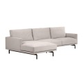 Galene 4-seater sofa with beige left chaise longue 314 cm