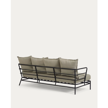 Mareluz sofa in steel