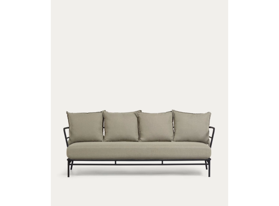 Mareluz sofa in steel