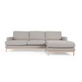 Mihaela 3-seater sofa with right shearling chaise longue