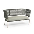 Nadin sofa 2 seats in rope