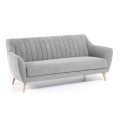 Gray 3-seater Obo sofa