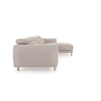 Divano Singa 3 posti con chaise longue destra