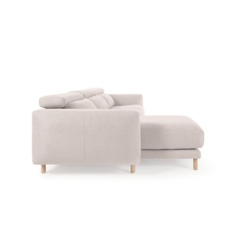 Divano Singa 3 posti con chaise longue sinistra