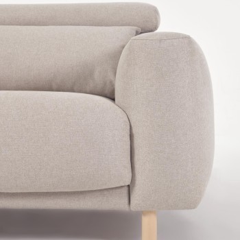 Divano Singa 3 posti con chaise longue sinistra