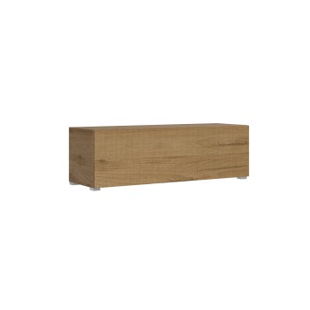 Isoka Elements - Floor standing flap base L.133.6 H.40 P.39.2 with feet in Nature Oak