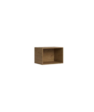 Isoka Elements - Open wall unit L.60 H.40 P.39.2 / L.40 H.60 P.39.2 Nature Oak