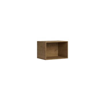 Isoka Elements - Open wall unit L.60 H.40 P.39.2 / L.40 H.60 P.39.2 Nature Oak