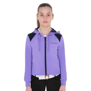 GIRLS' CROPPED HOODED SWEATSHIRT