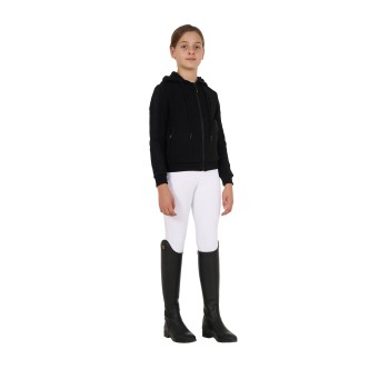 GIRL'S FULL ZIP SWEATSHIRT WITH FLEECE INTERIOR